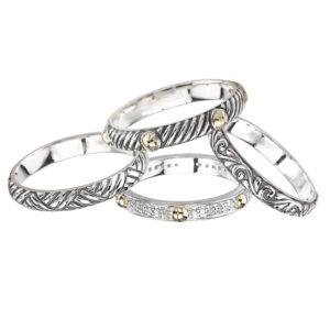 Sterling silver stackable rings