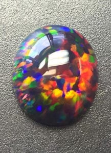 Chatham created black opal