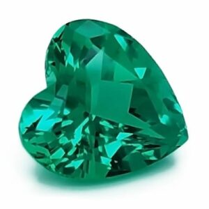 1.67ct Loose Faceted Cushion Cut Lab Created Emerald Gemstone 7 x 7mm 